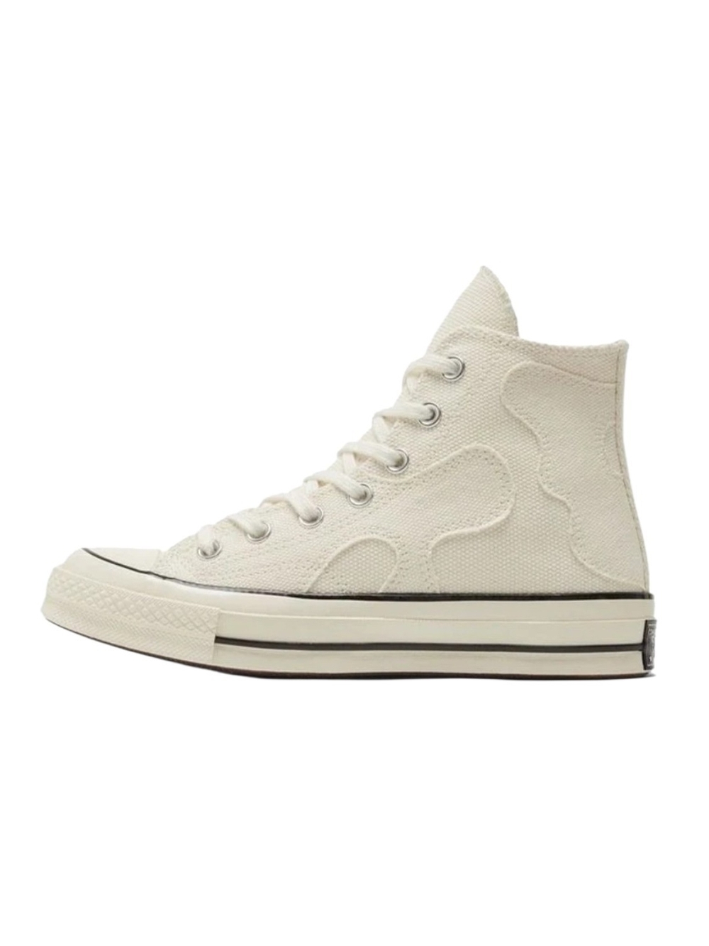 Converse Chuck 70 High Top Textured Tonal Camo Canvas Sneakers Off White Sz 5